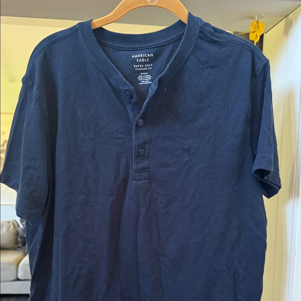 American Eagle Outfitters Blue Short Sleeve Tee